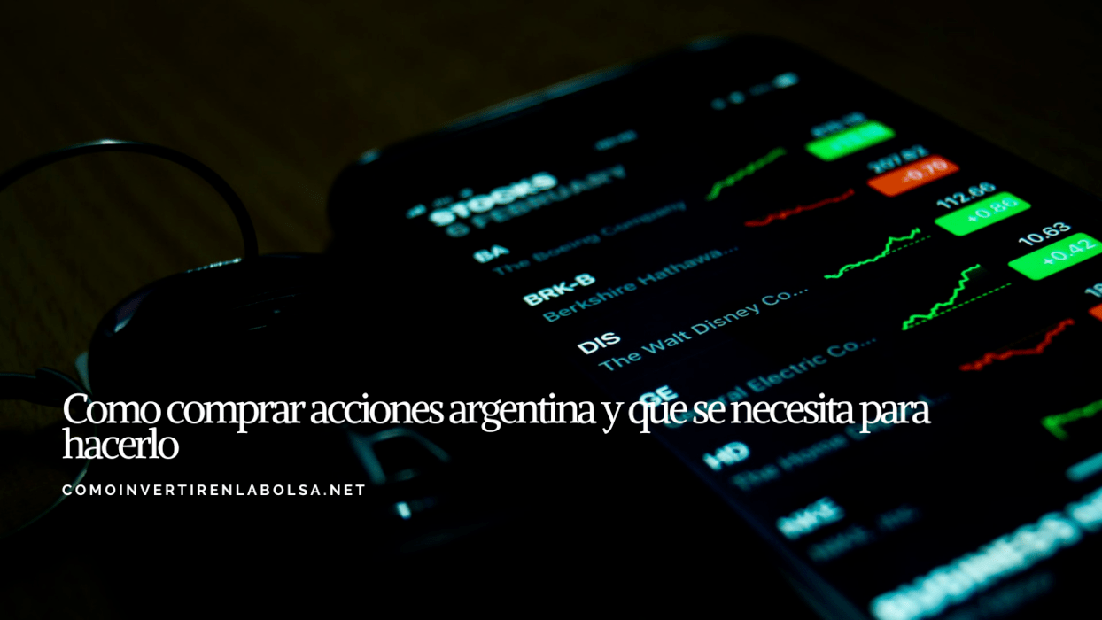 como comprar acciones en Argentina